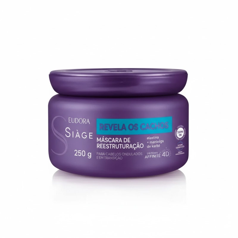 Eudora Siàge Revela Os Cachos - Máscara Capilar 250G
